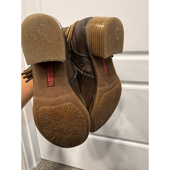 Pikolinos Zaragoza Ankle Booties Brown Boho Size 36 - Picture 6 of 6